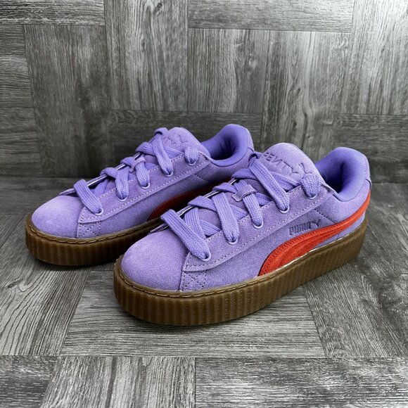 Puma X Fenty Creeper Youth 6.5/Women's size 8 Phatty Lavender Shoes - Picture 3 of 8